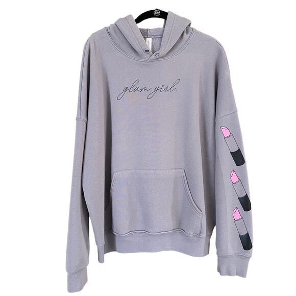 Skullhouse Designs Glam Girl Lipstick Hoodie Size Large - Picture 1 of 5